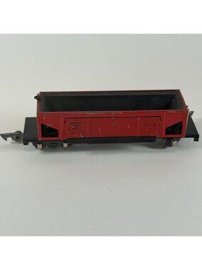 Vintage American Flyer 716 Red Side Dump Car S Gauge Freight Train Gilbert
